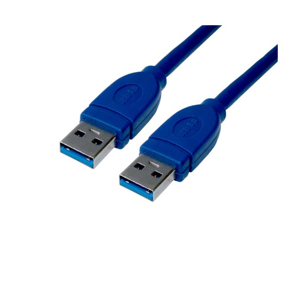 Dcu cable azul conexión usb-a 3.0 macho a  usb-a 3.0 macho 1.5m